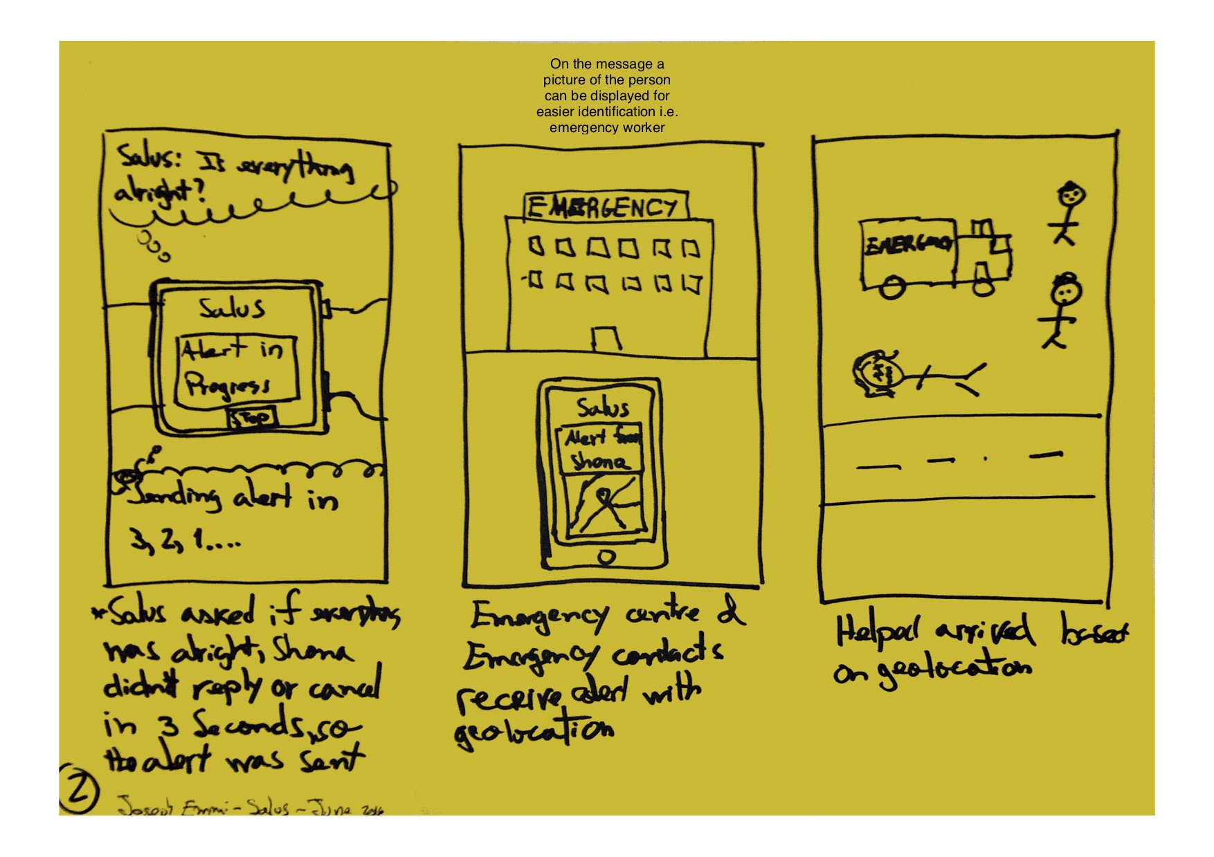 Agatha storyboard, panel 2