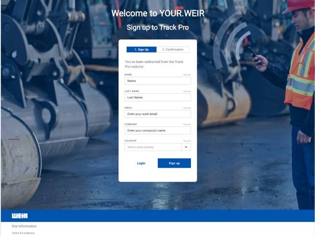 Proactive Journeys (Weir Customer Portal)